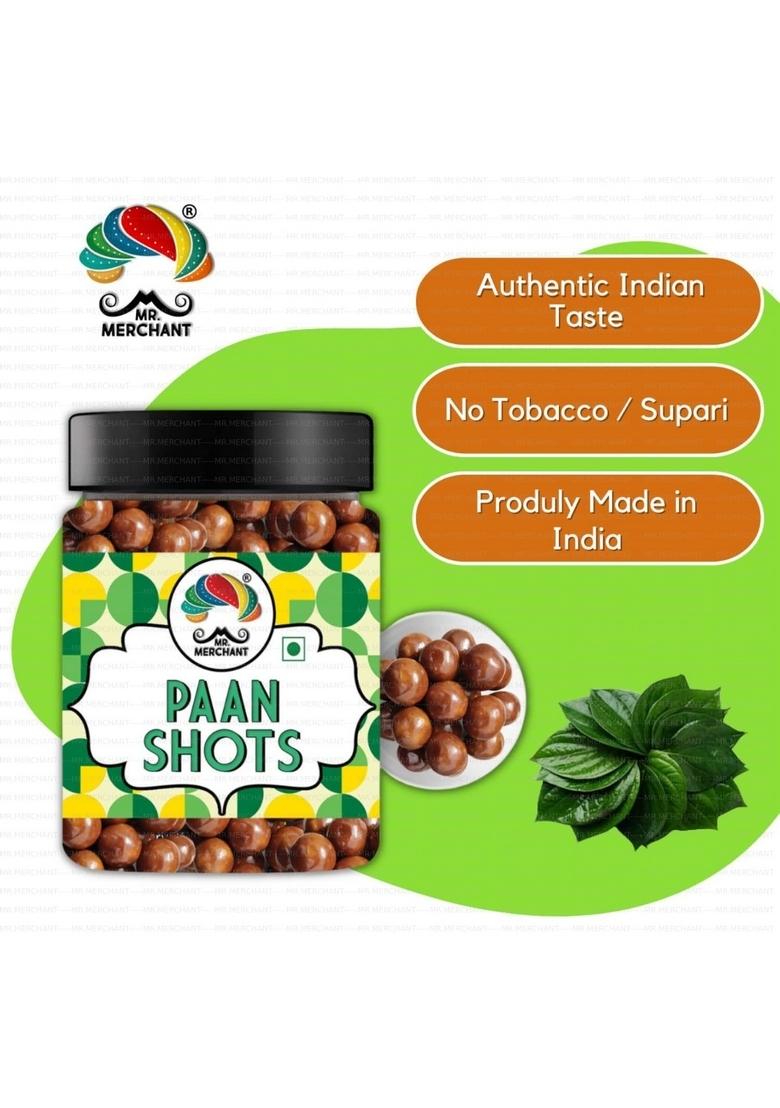 Mr. Merchant Paan Shots (Instant Paan, Mouth freshener, Mukhwas) Pan Flavor Candy, 250g