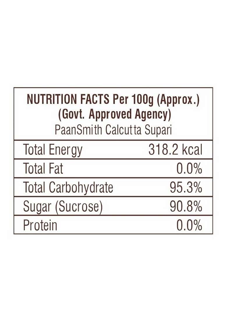 Paansmith Calcutta Supari 90Gm - Mouth Freshner After Meal Digestive | Mukhwas - Indya