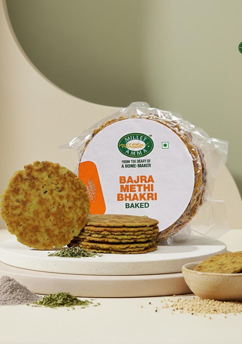 Millet Amma Baked Bajra Methi Bhakhri