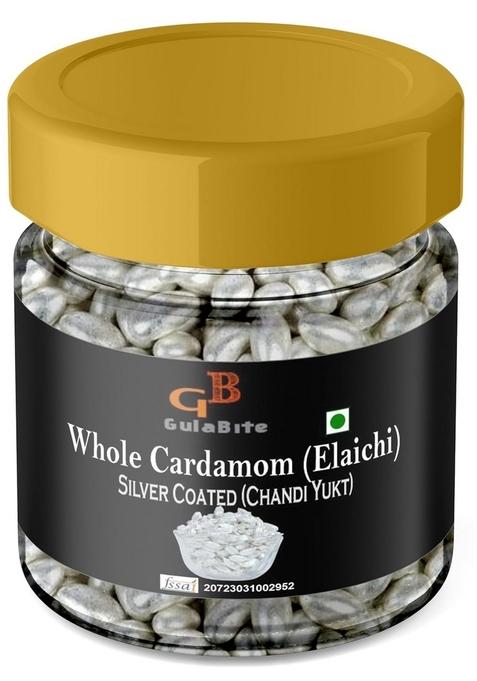 Gulabite Silver Coated Elaichi - 25Gm