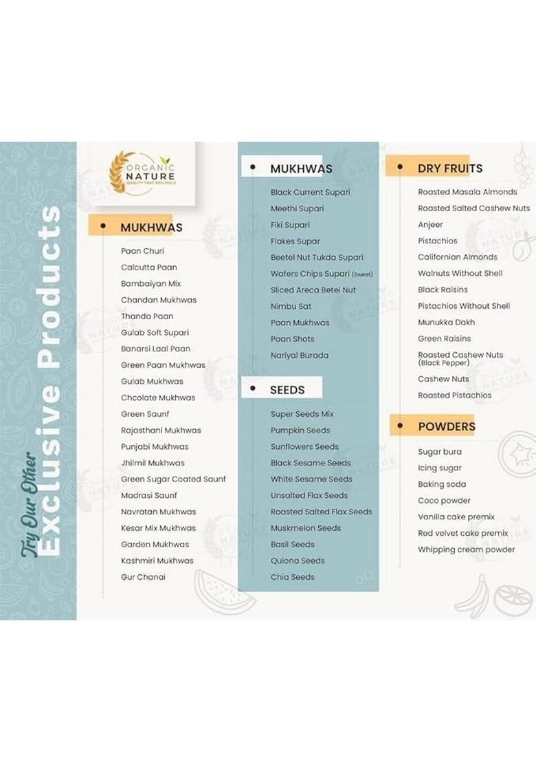 Organic Nature Special Masala Spicy Masoor Dal (Namkeen) (Pack Of 250 Gram)