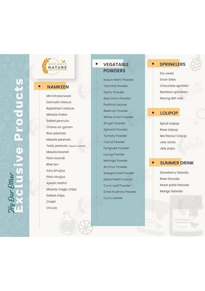 Organic Nature Special Masala Spicy Masoor Dal (Namkeen) (Pack Of 250 Gram)