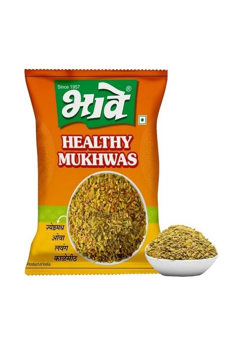 Bhave Healthy Mukhwas | Digestive Mouth Freshener 400Gm (8 X 50Gm) Blend Of Roasted Badisaunf (Fennel Seeds), Dhanadal & Natural Ingredients Like Liquorice (Jeshthmad), Ajwain, Clove Powder Black Salt Does Not Contain Any Sorts Betel Nuts (Supari) No Arti