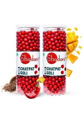 Shadani Chatpat Goli | (Pack Of 2) Spicy & Tangy Digestive Candy Dry Mango Flavor Sweet Sour Chatpati 230G