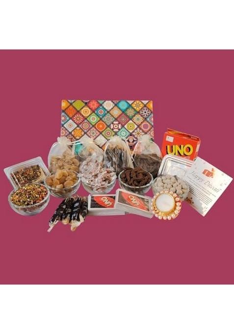 Giftrend Mouth Freshner Gift Pack For Corporate | Mandala Art Box Diwali With Greeting Card