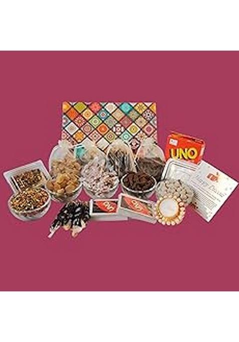 Giftrend Mouth Freshner Gift Pack For Corporate | Mandala Art Box Diwali With Greeting Card