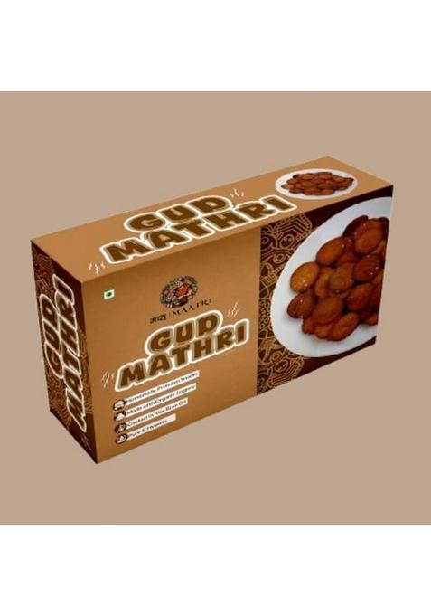 Maatri Gud Mathri [250G] & Maida Suhali Snacks | Authentic Rajasthani Namkeen Cooked In Rice Bran Oil Rock Salt Perfect With Chai, Pickle Or Chutney (Combo Of 2)