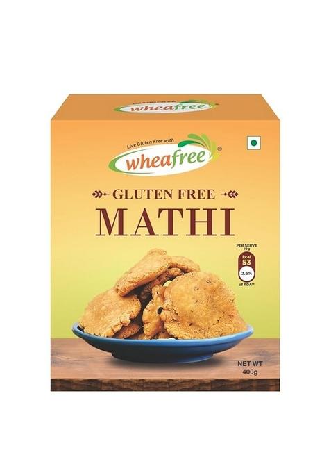 Wheafree Gluten Free Mathi (400G) | Delicious, Ready To Eat Indian Snacks Tasty Crispy And Crunchy Savoury Lactose Best Tea Time
