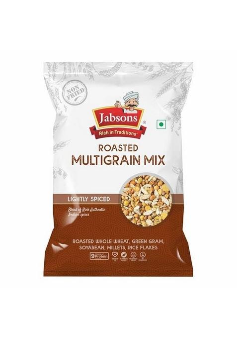 Jabsons Roasted Multigrain Mix 200G | Healthy Protein-Rich Snack & Not Fried Vegan, High Fiber Mildly Spiced Namkeen