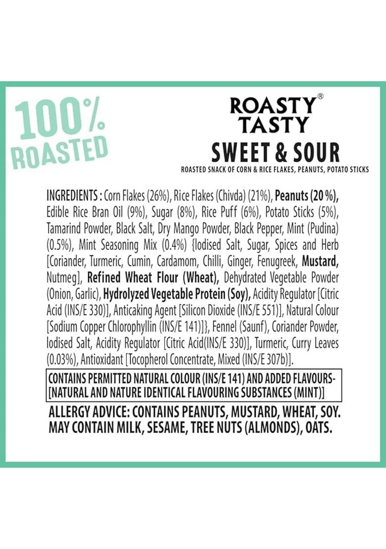 Roasty Tasty Millet Bhel Mix | Ready-To-Eat Healthy Snack Â€“ No Chutney Required Roasted Namkeen With Millets, Chana & Spices High Fiber Onion Garlic 100G X 3 Packs Instant