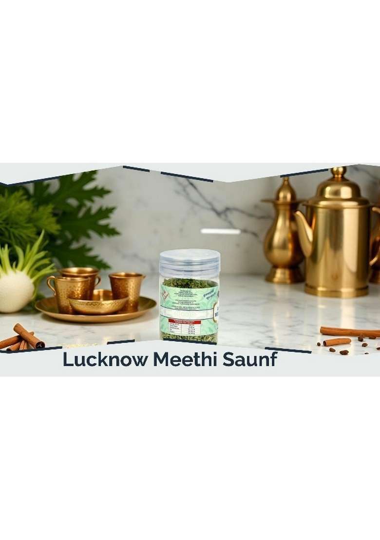 Madhuri Lucknow Meethi Saunf Mouth Freshener | Sweet Flavored Traditional Indian Digestive Mukhwas 160Gm Pack Of 3 - Indya