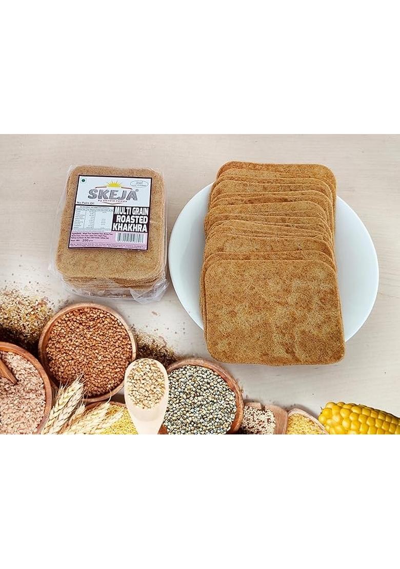 Skeja By Satvik Foods Premium Khakhra Â€“ Made With Sunflower Oil, No Palm Oil Used,Authentic Millet Combo Snack | Roasted & Crispy Healthy Anytime (Millet Combo)