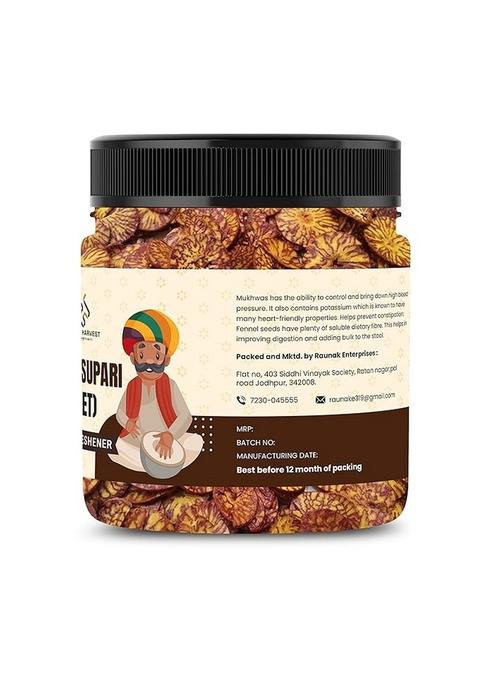 Hungry Harvest Supari Wafers | Chips Mouth Freshener (Mukhwas, Soft & Sweet) [Jar Pack] (200 Grams Pack Of 1 200 Gram))