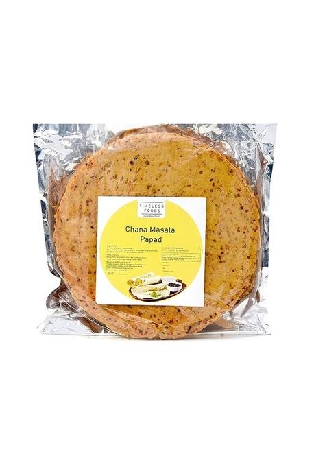 Timeless Food Chana Masala Papad 200G | Fresh Handmade Rajasthani Authentic Sardarsheher Snack