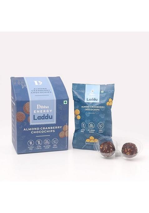 Dibha - Honest Snacking Cranberry Almond Chocochips Laddoo 130G (Set Of 10)_Bd0001