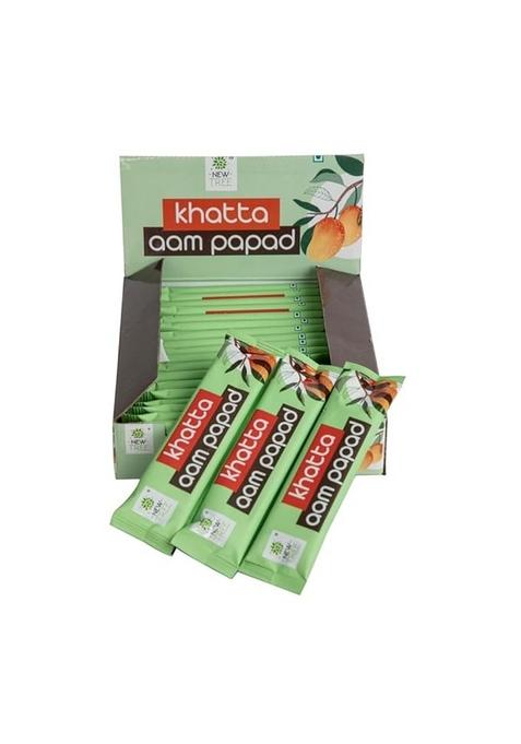 New Tree Khatta Aam Papad- 35Gm Each Pack Ii Combo Of 10 Total Weight 350Gms
