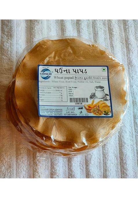 Sahakar Wheat Papad(Khichiya Papad) 400 Gram (1 Pack Of Gram)
