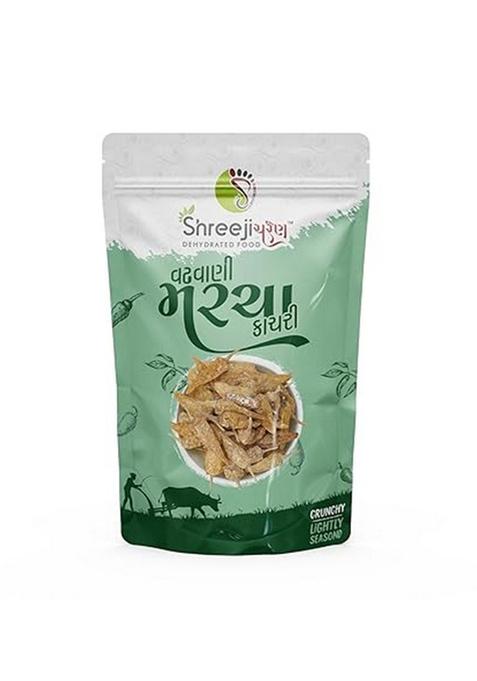 Shreejicharan Vadhvani Marcha Kachri Crunchy Lightly Seasoned, Traditional Indian Snack- Healthy snack/Dry Vegetable for Recipes Ready to Eat (70g)