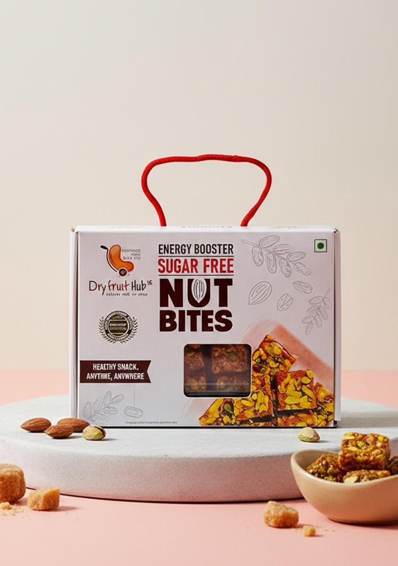 Dry Fruit Hub Energy Booster Sugar-Free Nut Bites 500g