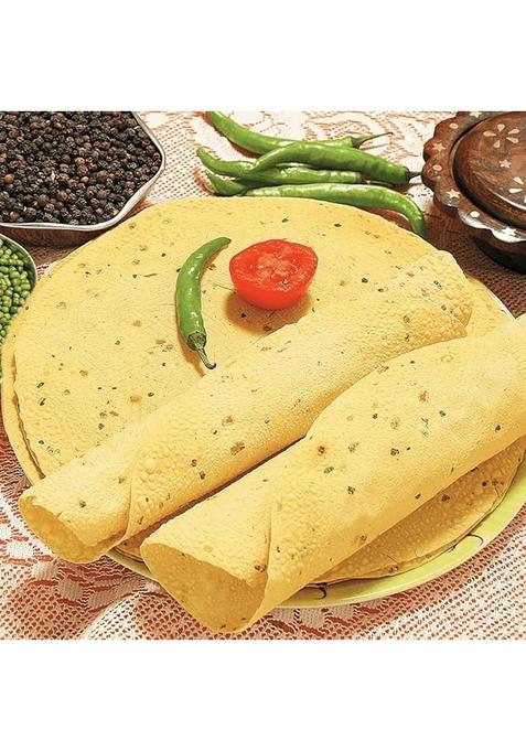 Organic Papad Moong Dal Special (Handmade, Medium Spicy & Rajasthani Flavor) Special Zipper pack (400gm)