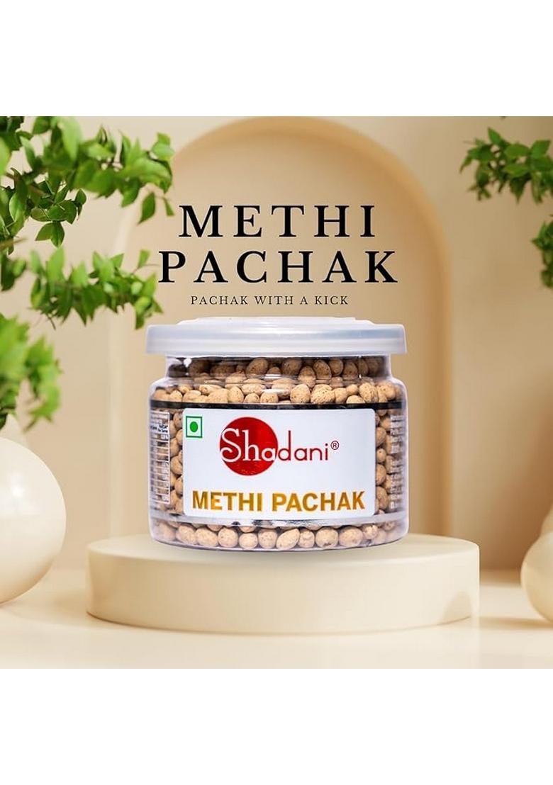 Shadani Methi Pachak 55g Jar | Spicy & Tangy Indian Digestive | Fenugreek Seed Pachak with Traditional Spices