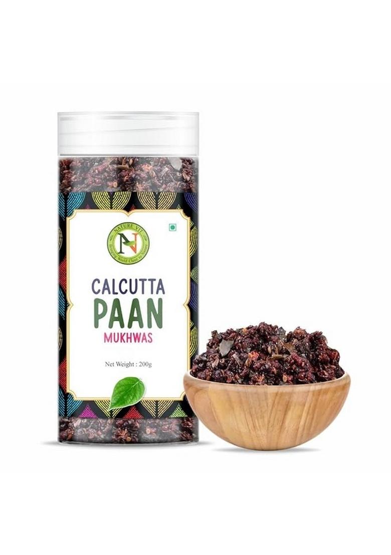Nature Vit Naturevit Calcutta Meetha Paan Mukhwaas, 200G Â€“ Sweet Mouth Freshener With Gulkand & Fennel | Natural, Vegetarian, Hygienically Packed