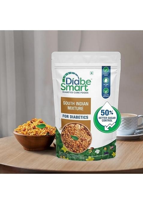 Diabesmart Diabetic Snacks Mixture (250G) | Tested For 50% Better Blood Sugar Level Free Healthy South Indian Style Diet Namkeen And Tasty Diabetes Food Products