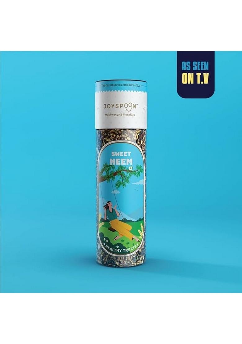 Joy Spoon Joyspoon Sweet Neem Mukhwas Mouth Fresheners | Sugar-Free Freshener Supari-Free After-Meal Snack No Artificial Colors Or Preservatives |100G