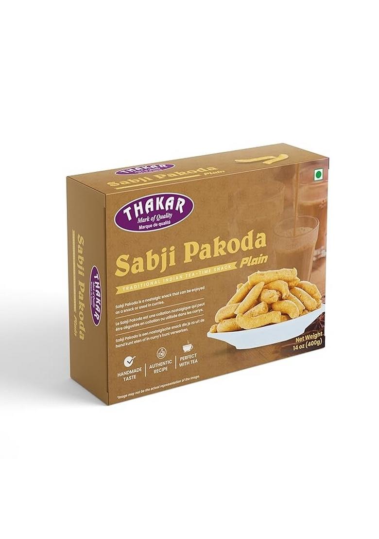 Thakar Sabzi Pakoda Plain 400G | Namkeen Indian Tea Timesnack Crispy.Indian Eveningsnack Hygienic Indiansnack.