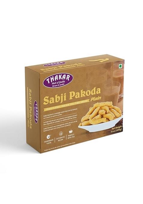 Thakar Sabzi Pakoda Plain 400G | Namkeen Indian Tea Timesnack Crispy.Indian Eveningsnack Hygienic Indiansnack.
