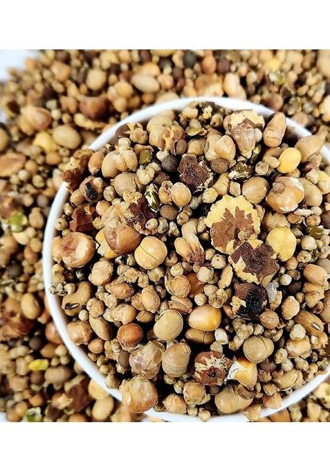 Organic Bites Roasted Crunchy 7 Grain (Multigrain Mix -Namkeen/Roasted Snacks/Healthy Snacks) -400 Gm