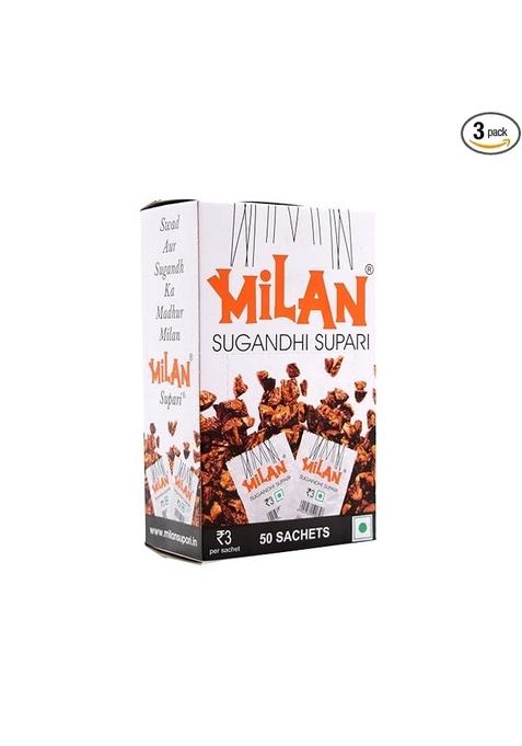 Milan Sugandhi Supari Maxi- 3 Box | Enjoy The Original Swad Aur Sugandh Ka Madhur Mouth Freshener Mukhwas