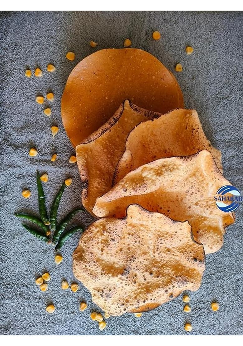 Sahakar Corn Papad/Makka Papad/Khichiya Papad 400 Grams (1 Pack Of Gram)