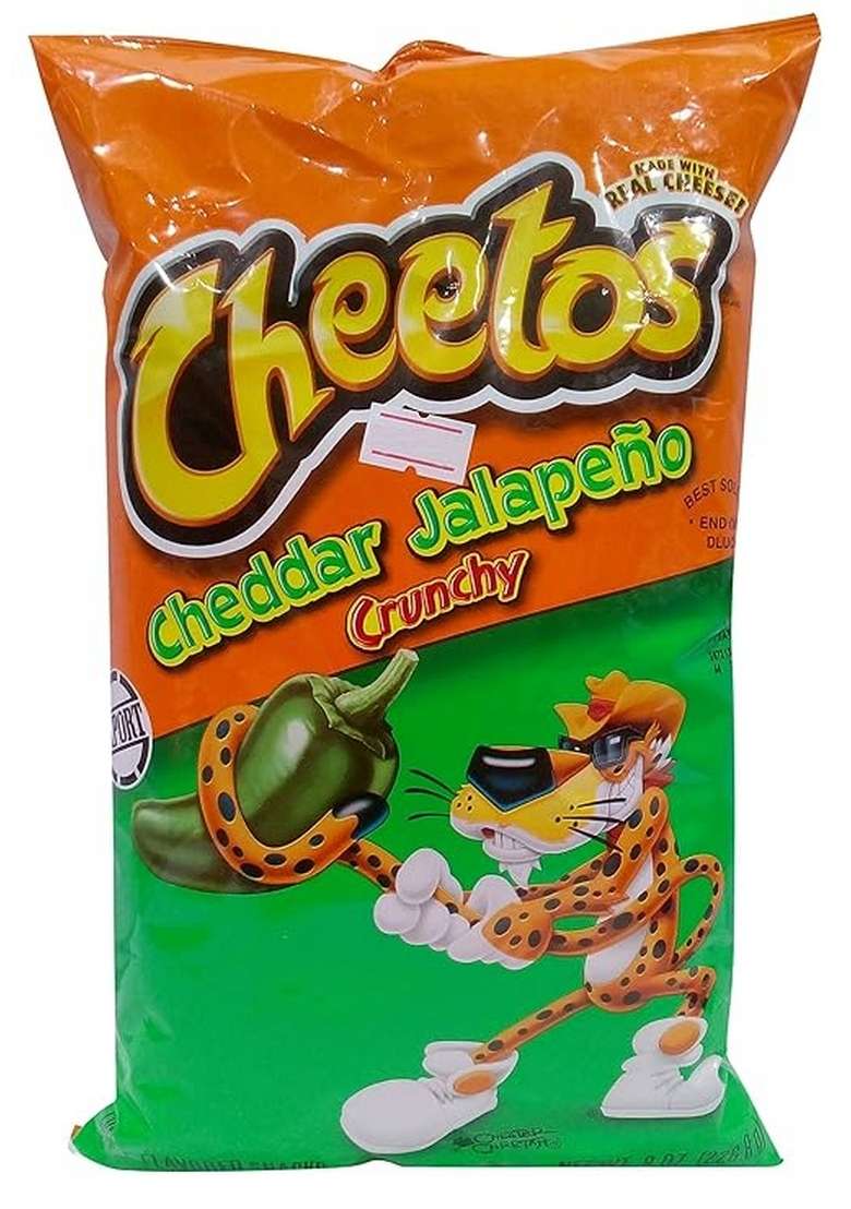 Cheetos Cheese Snacks - Cheddar Jalapeno, 226.8G Pouch - Indya