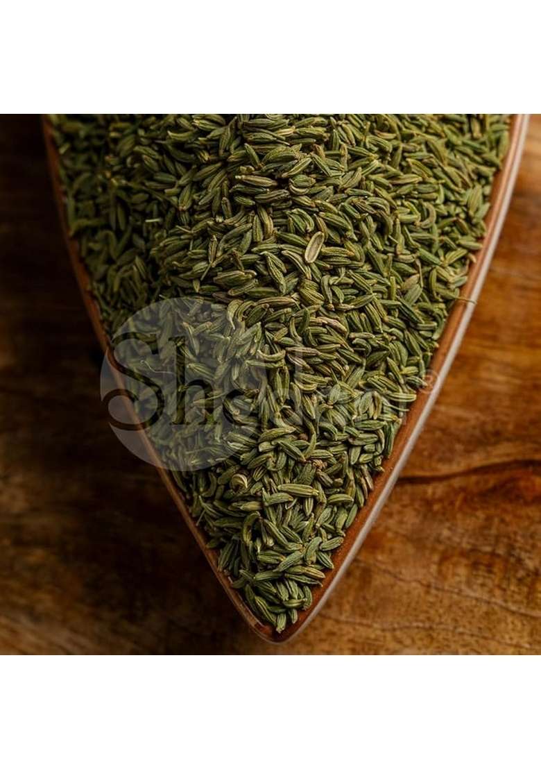 Shadani Plain Barik Saunf Seed (160G) | No Added Colour Orignal Organic Indian Fennel Seeds Premium Fine Traditional Mouth Freshener Refreshing & Aromatic - Indya