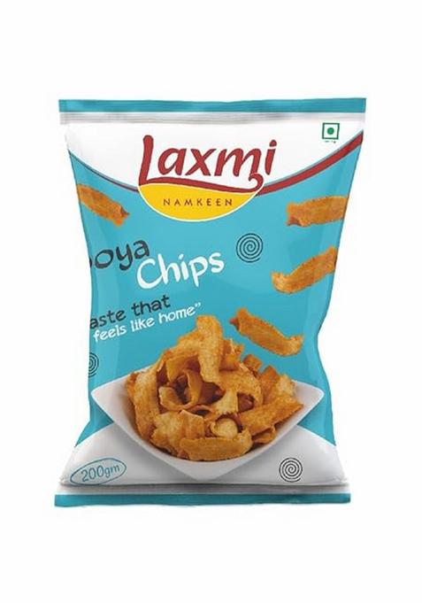 Laxmi Namkeen Soya Chips | Crispy, Crunchy & Spicy Snack Ready To Eat Delicious |Healthy And Tasty Snacks |Pack Of 2 (200 Gms Each) (Soya Chips)