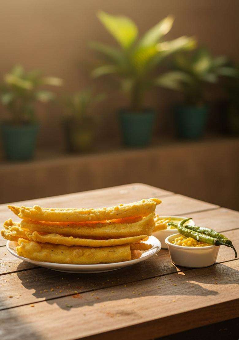 Organic Bites Gujarati Fafda with Imli Chutney - 400 gm - Indya