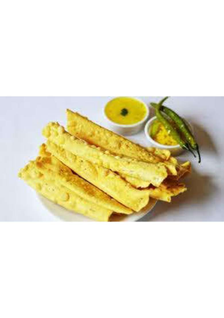 Organic Bites Gujarati Fafda with Imli Chutney - 400 gm - Indya