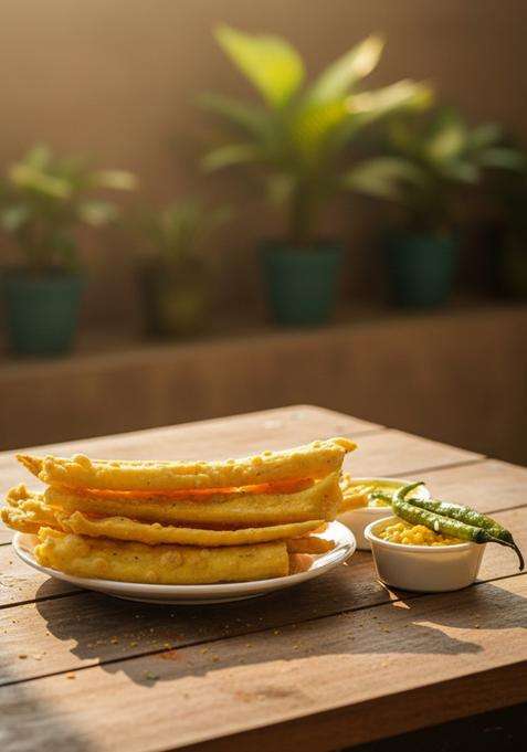 Organic Bites Gujarati Fafda with Imli Chutney - 400 gm