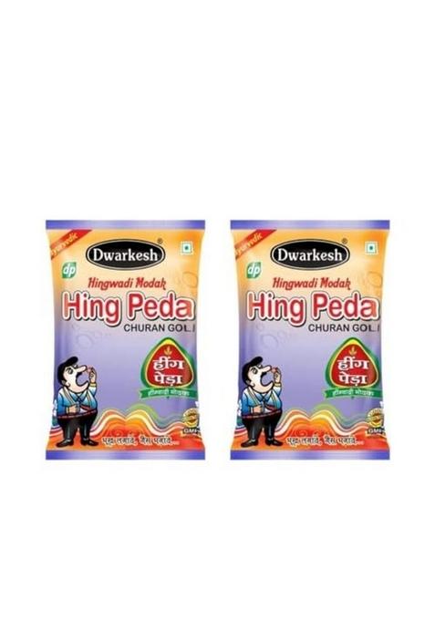 Dwarkesh Ayurved Hingwadi Modak Hing Peda Churan Goli Combo Pack (500gm x 2)