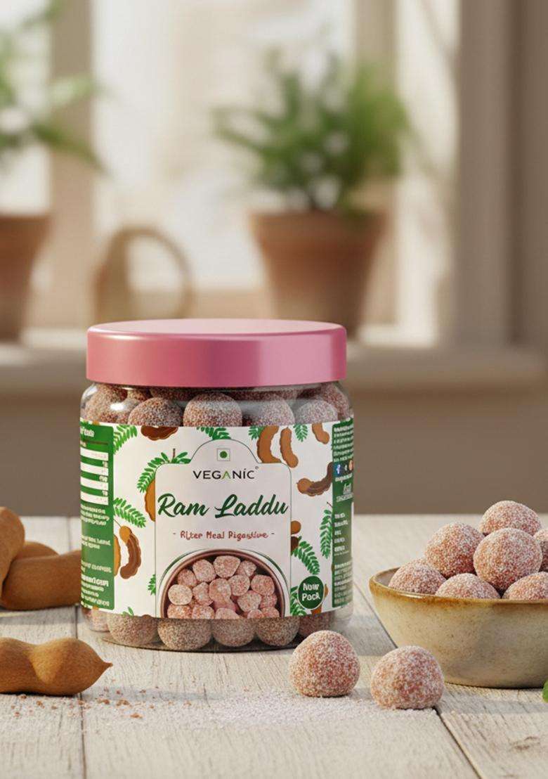 Veganic Organic Ram Laddu | Imli Laddu | Tamarind Laddoo/Candy | Imli Ladoo, Imli Pop/Toffee (800 grams) - Indya