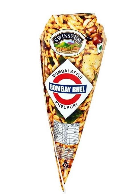 Swissyum Mobile Muri Bombay Bhel – Bulk Pack Puffed Rice Snack | Pack of 40