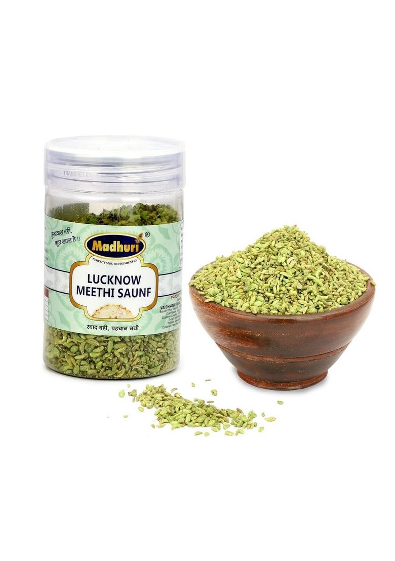 Madhuri Lucknow Meethi Saunf – Sweet Digestive Mukhwas | 160GM (Pack of 3)