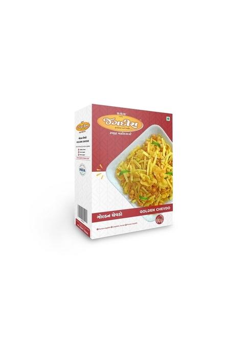 Jagdish Farsan S.G.S Golden Chevdo – Authentic Gujarati Poha Mixture | 200g