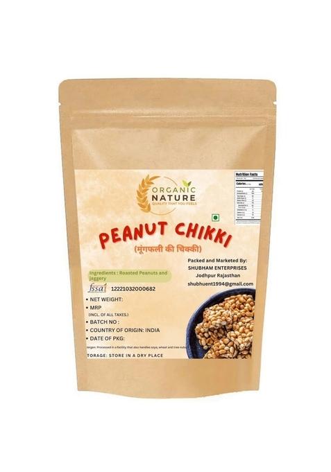 Organic Nature Peanut & Jaggery Chikki – 850 Grams