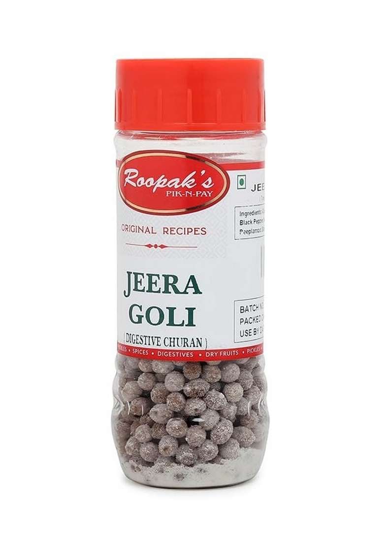 Roopak’s Pik-N-Pay Jeera Goli – Digestive After-Meal Mukhwas | 125g - Indya