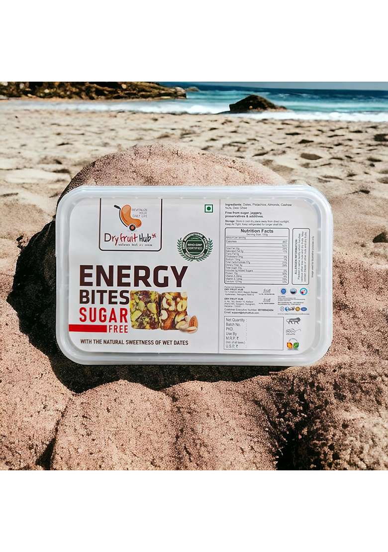 Dry Fruit Hub Energy Bites Sugar Free â€“ Dates Chikki | 1kg - Indya