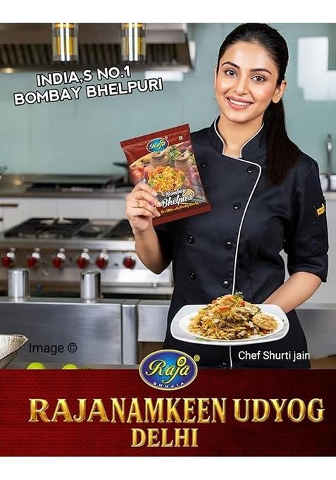 Raja Bhujia Bombay Bhelpuri – Crispy Ready-to-Eat Snack Mix | 150g x 5