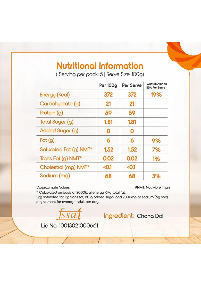 Fortune Chana Besan, 100% Chana Dal 100% Taste, 500 Gm