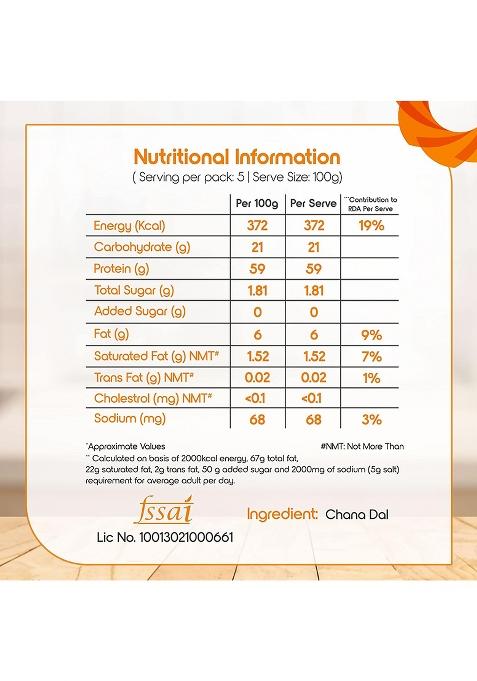 Fortune Chana Besan, 100% Chana Dal 100% Taste, 500 Gm